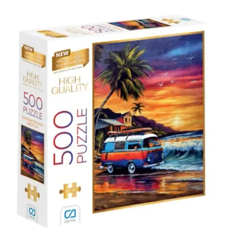 Sahildeki Karavan Puzzle 500