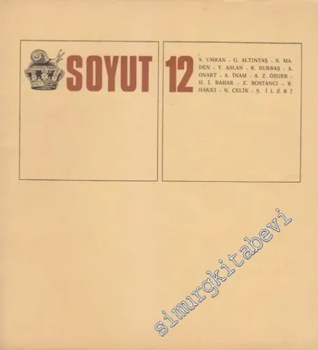 Soyut Aylık Edebiyat Dergisi - Sayı: 12      Nisan