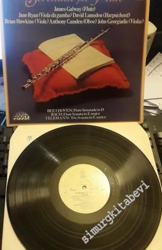 33 LP PLAK VINYL: The London Virtuosi, Serenade For Flute: Bethoven, Bach, Teleman -