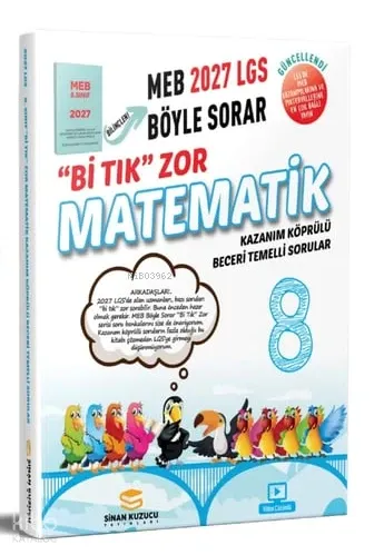 Sinan Kuzucu 8. Sınıf Bi Tık Zor Matematik Soru Bankası 2027