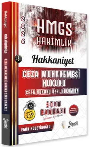 Yetki Yayınları 2026 HMGS Hakkaniyet Ceza Muhakemesi Ceza Özel Hükümle