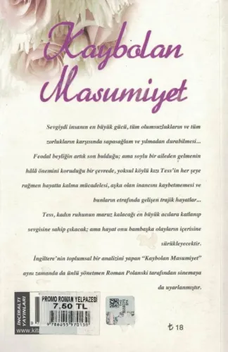 Kaybolan Masumiyet Thomas Hardy İnciraltı Yayınları %50 indirimli