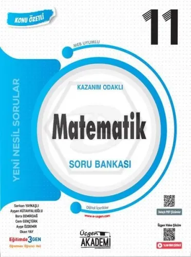 Üçgen Akademi Lise 11. Sınıf Matematik Soru Bankası