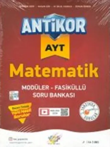 Fdd Yayınları AYT Matematik Antikor Modüler Fasiküllü Soru Bankası