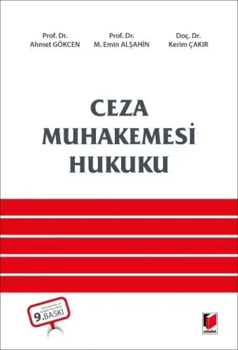 Ceza Muhakemesi Hukuku Ahmet Gökcen