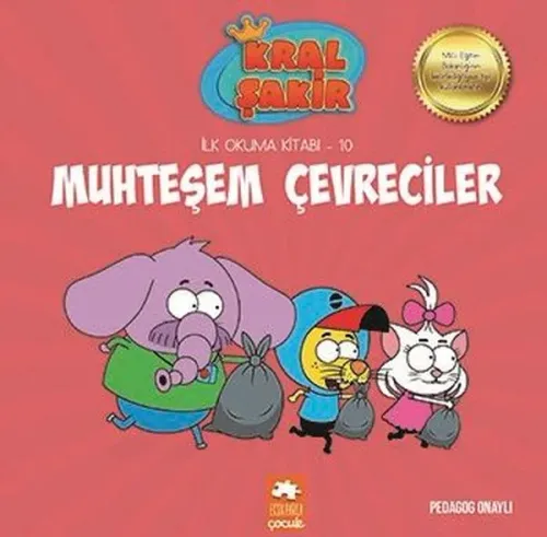 Kral Şakir Muhteşem Çevreciler-İlk Okuma Kitabı 10 Varol Yaşaroğlu Eksik Parça 9786057690494