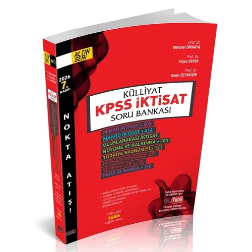 KÜLLİYAT KPSS İktisat Soru Bankası