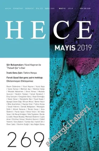 Hece Dergisi - Dosya: Şiir Buluşmaları - Sayı: 269      Mayıs