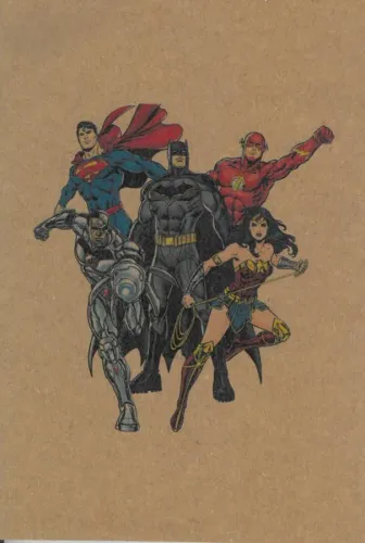 Justice League A6 Defter