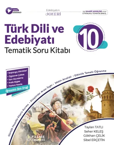 Palme 10. Sınıf Türk Dili ve Edebiyatı Tematik Soru Kitabı