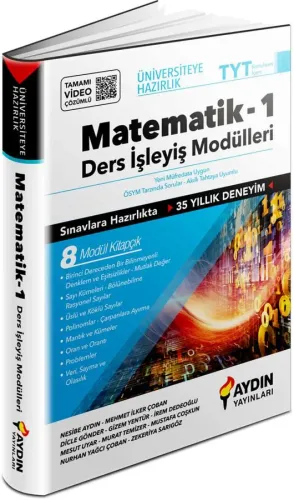 AYDIN TYT MATEMATİK 1 Ders İşleyiş Modülleri