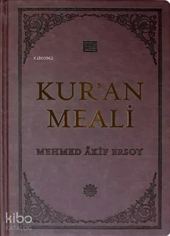 Kur'an Meali (Prestij, Deri Ciltli)