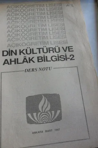 Din Kültürü ve Ahlak Bilgisi - 2 Ders Notu