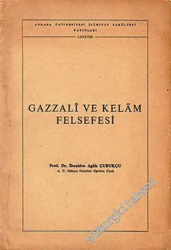 Gazzali ve Kelam Felsefesi -         1970