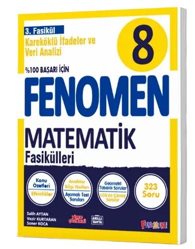 Fenomen 8. Sınıf Matematik 3.Fasikül Kareköklü İfadeler ve Veri Analizi