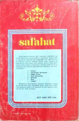 Safahat Mehmet Akif Ersoy İnkılap