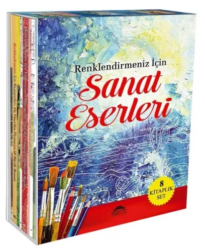 Renklendirmeniz İçin Sanat Eserleri (8 Kitap Set)