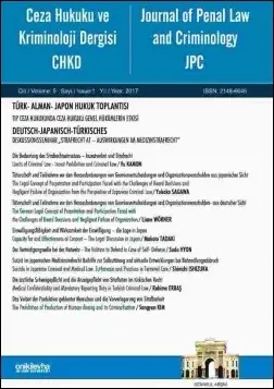 Ceza Hukuku ve Kriminoloji Dergisi 2017/1