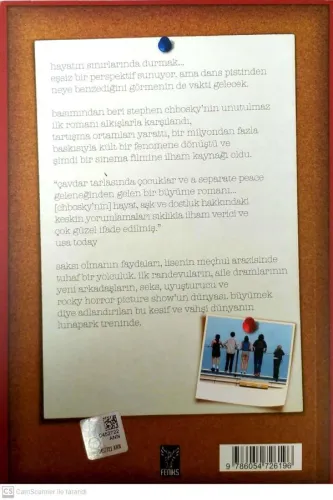 Saksı Olmanın Faydaları Stephen Chbosky Feniks Kitap