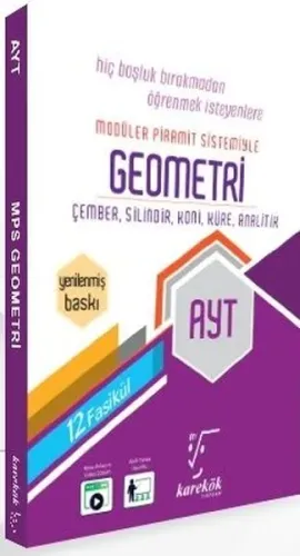 Karekök Yayınları AYT Geometri 12 Fasikül