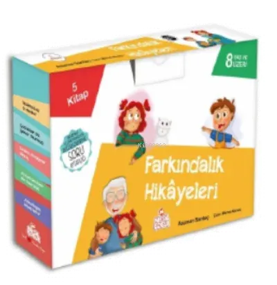 Farkındalık Hikâyeleri;1) Disleksi mi O da Ne? 2) Çocuklar da Şeker Olurmuş 3) Dedem Alzaymır Olmuş 4) Astım Denilen Bir Hastalık 5) Arkadaşım Hiperaktif