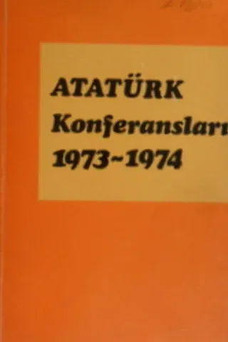 Atatürk Konferansları VI 1973-1974