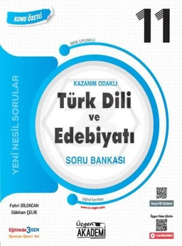 Üçgen Akademi Lise  11. Sınıf Türk Dili ve Edebiyatı Soru Bankası