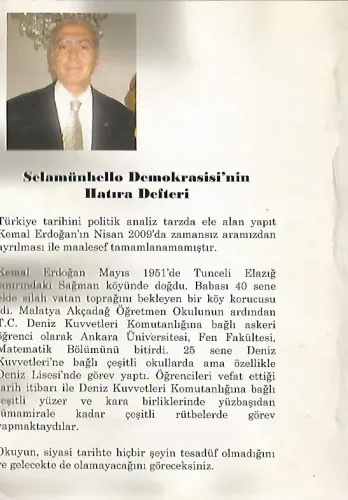 Selamünhello Demokrasisi'nin Hatıra Defteri Kemal Erdoğan Kollektif %5