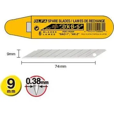 Olfa Dkb-5 45'' Maket Bıçağı Yedeği