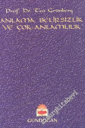 Anlama Belirsizlik ve Çok - Anlamlılık -        1999
