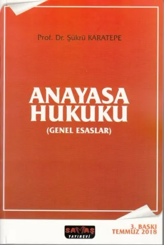 Anayasa Hukuku Genel Esasları
