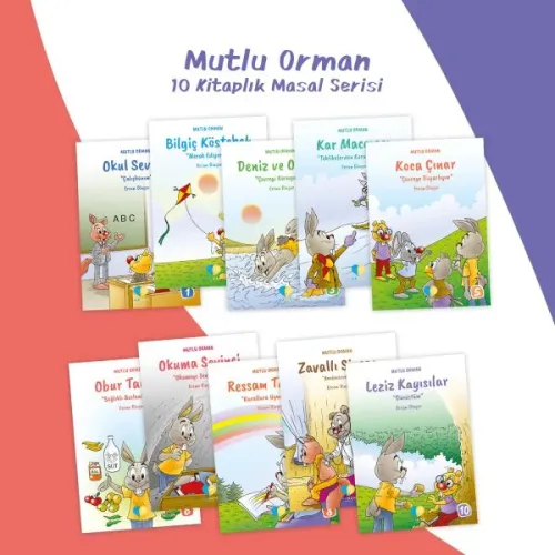Mutlu Orman Masal Serisi 10 Kitap - 1. Sınıf
