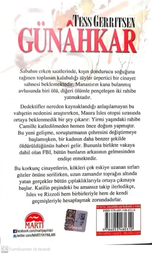 Günahkar Tess Gerritsen Martı Yayınevi