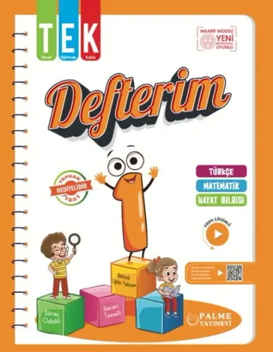 Palme Yayınları 1. Sınıf Tek Defterim