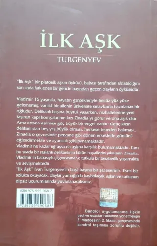 İlk Aşk Turgenyev Kum Saati