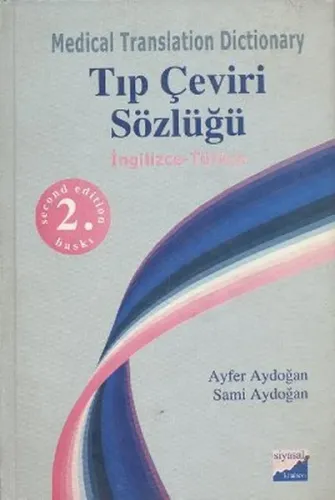 Tıp Çeviri Sözlüğü İngilizce-Türkçe