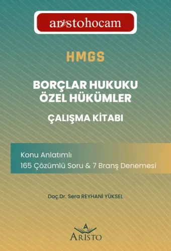 AristoHocam HMGS - Borçlar Hukuku Özel Hükümler Çalışma Kitabı