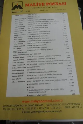 Maliye Postası 2011/735