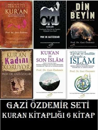 Gazi Özdemir Seti - Kuran Kitaplığı 6 Kitap Gazi Özdemir