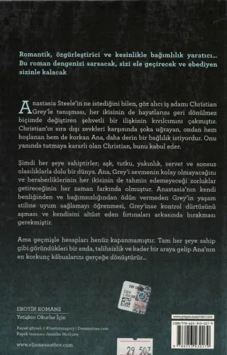 Özgürlüğün Elli Tonu E L James Pegasus Yayıncılık %51 indirimli