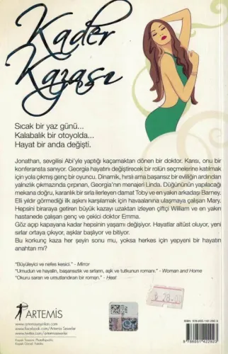 Kader Kazası Penny Vincenzi Artemis Yayınları %40 indirimli