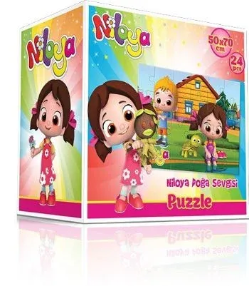 Niloya-Yer Puzzle Niloya Doğa Sevgisi 24 Parça