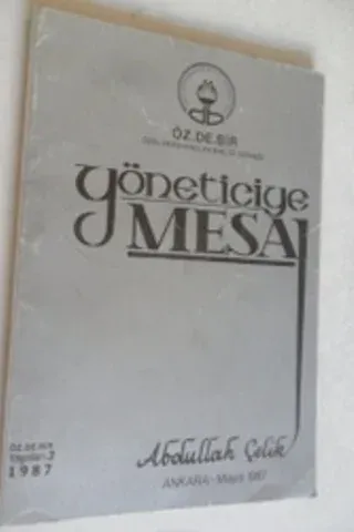 Yöneticiye Mesaj