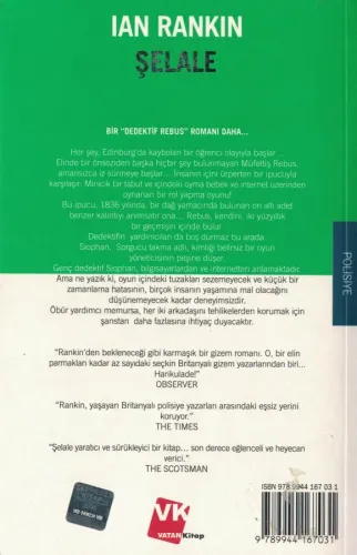 Şelale İan Rankin Vatan İmako %50 indirimli
