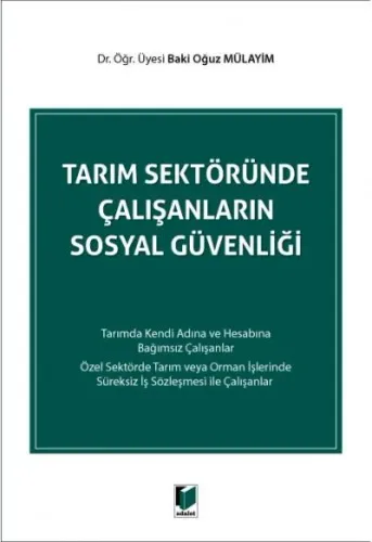 Tarım Sektöründe Çalışanların Sosyal Güvenliği