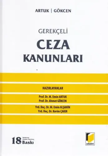 Gerekçeli Ceza Kanunları