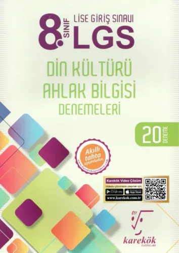 Karekök 8.Sınıf LGS Din Kültürü Ahlak Bilgisi Denemeleri