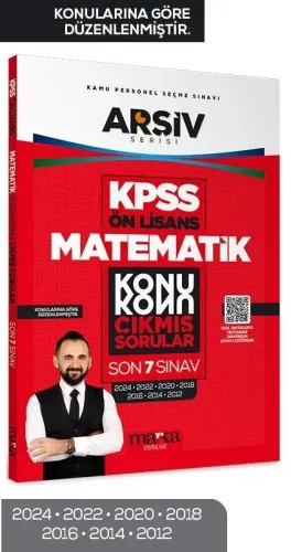 Marka Yayınları 2026 KPSS Ön Lisans Matematik Çıkmış Sorular Son 7 Yıl Konularına Göre Çözümlü ARŞİV Serisi