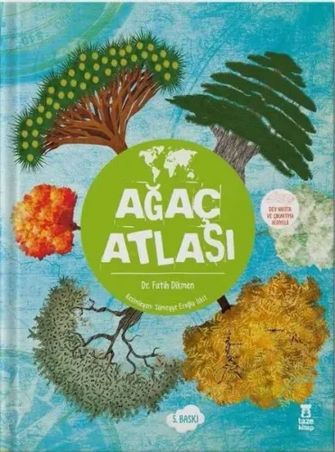 Ağaç Atlası- Dev Harita ve Çıkartma Hediyeli