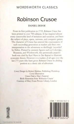 Robinson Crusoe Daniel Defoe Wordsworth Editons %51 indirimli